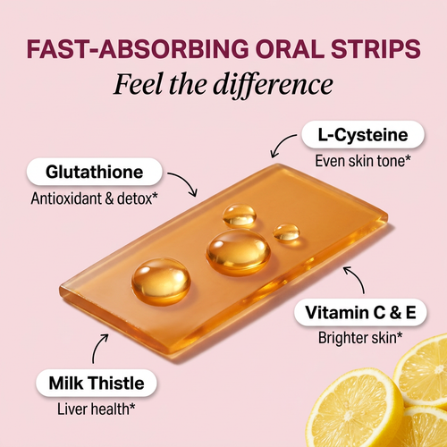 LŪMÉ Glow Strips™ — Liposomal Glutathione Oral Dissolving Strips