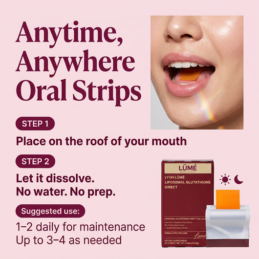 LŪMÉ Glow Strips™ — Liposomal Glutathione Oral Dissolving Strips